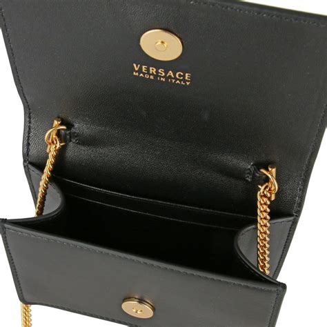 versace mini bag black